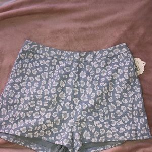 Blue Cheetah Shorts